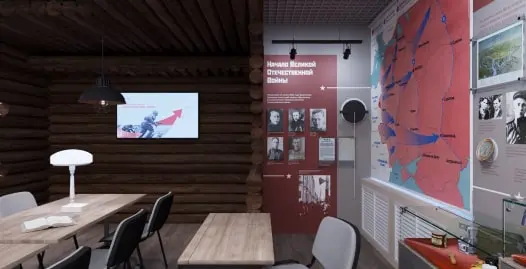 Дизайн-проект музея боевой славы «Память» для дворца творчества – Мемориал